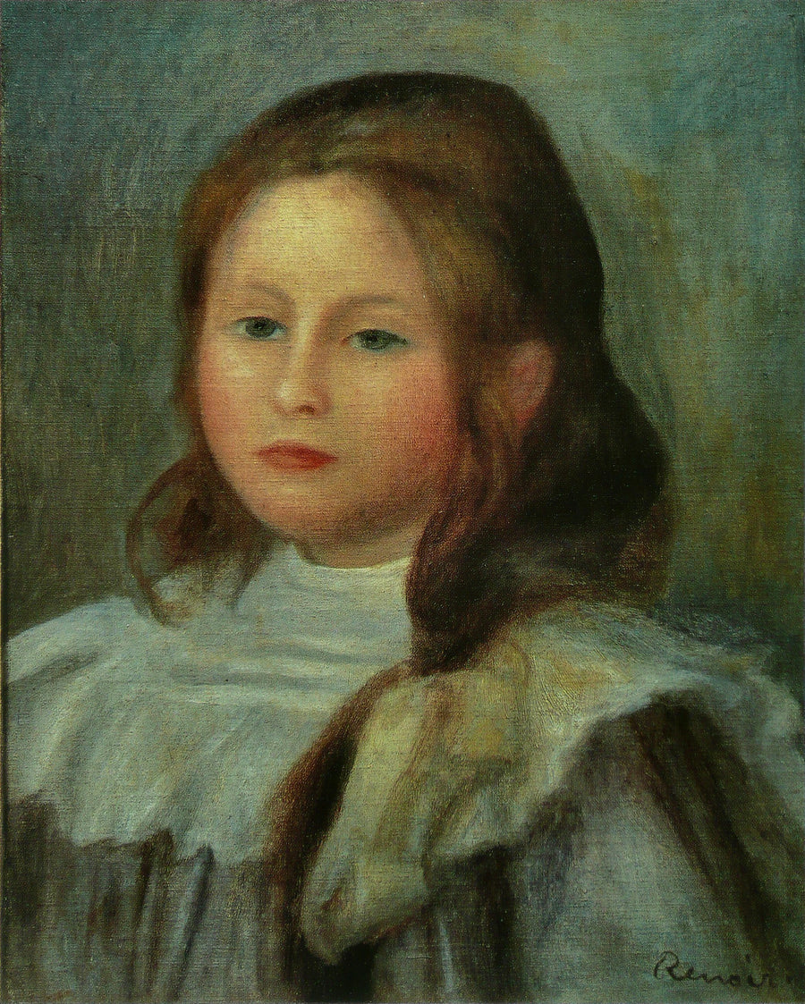 Portrait d’enfant de Renoir, 1910–1912, Musée national Picasso-Paris – reproduction peinture à l’huile sur toile