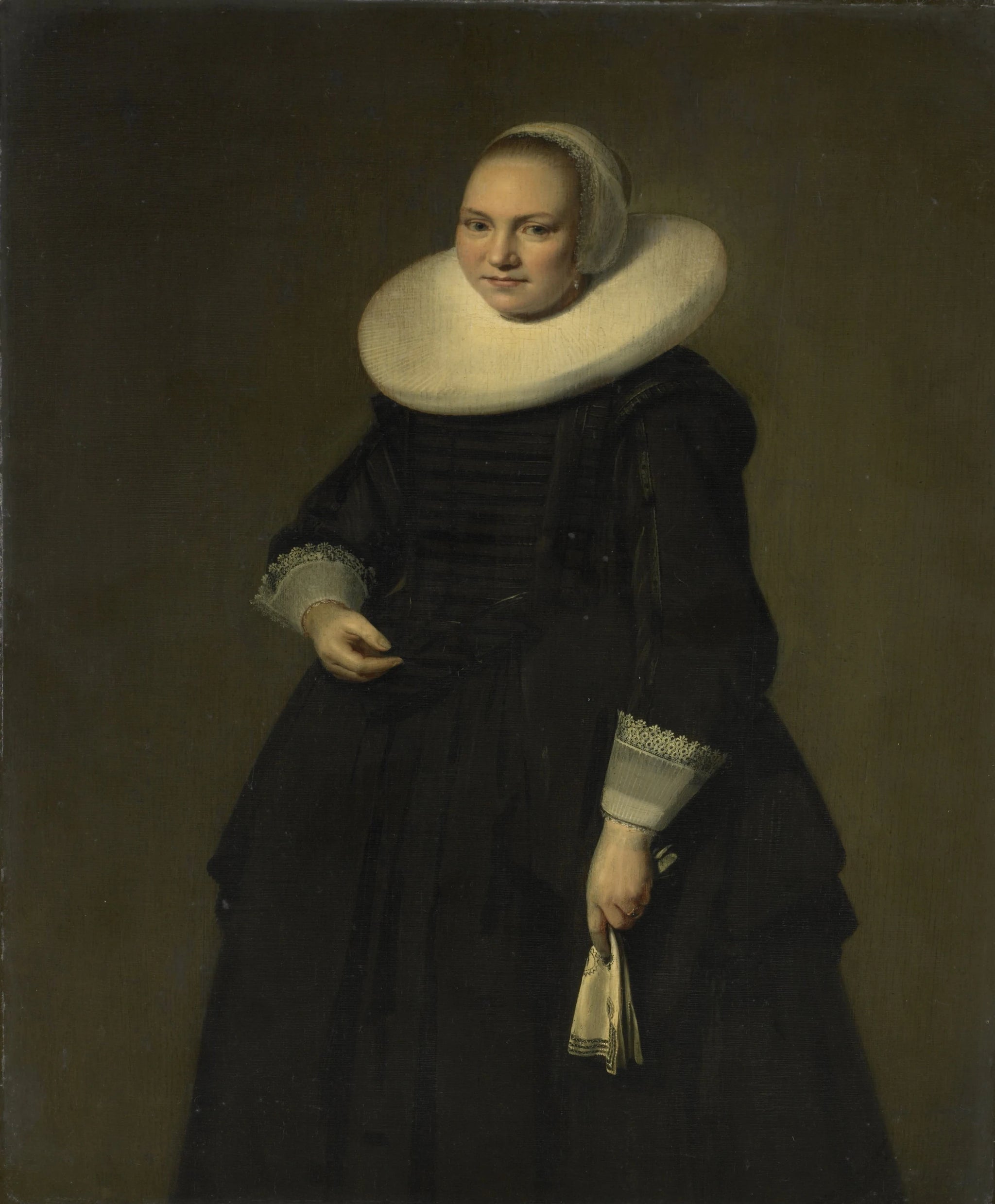 Portrait d'une femme - Hendrik Gerritsz. Pot