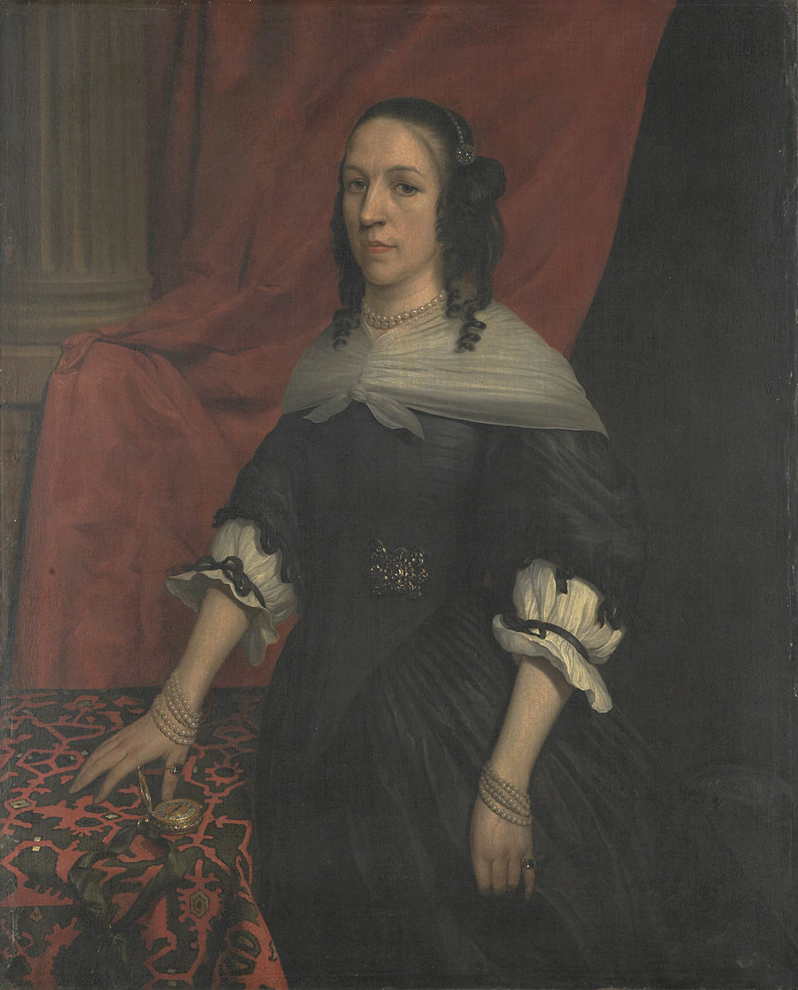 Portrait d'une femme, probablement Anne de Bourgogne, fondatrice du château de Windenburg sur Dryschor (Schouwen) et épouse d'Adolf van Kleef - Jan van Rossum