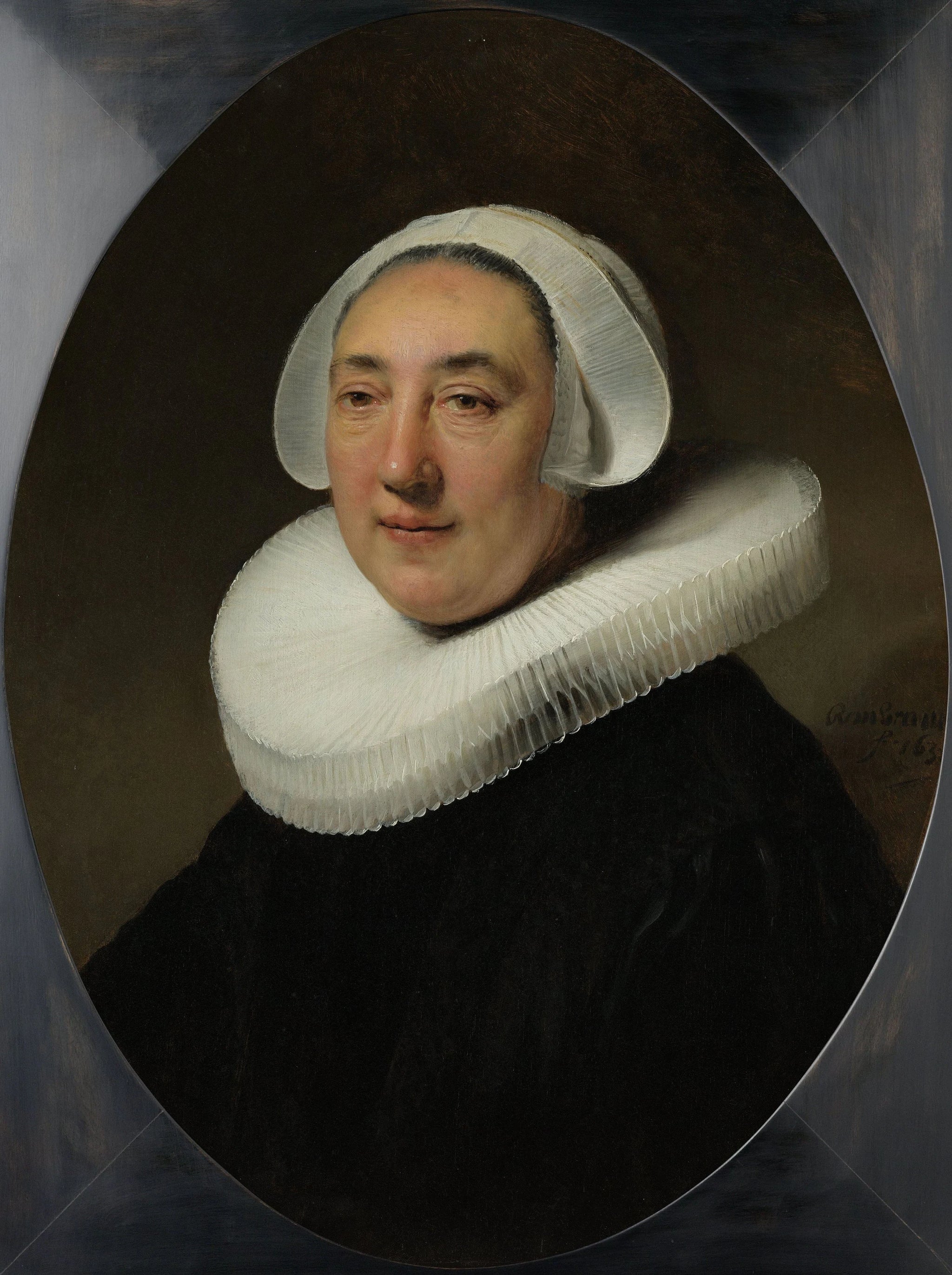 Portrait de Haesje Jacobsdr van Cleyburg - Rembrandt