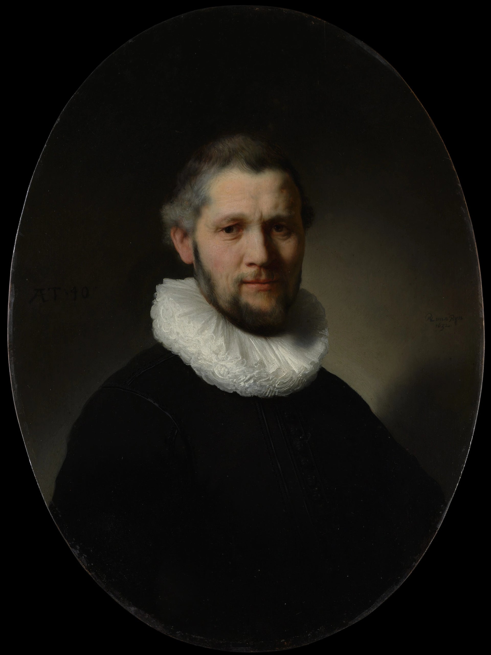 Portrait d’un homme — Rembrandt, 1632, Metropolitan Museum of Art de New York