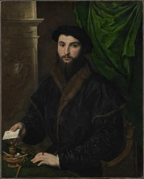 Portrait d'homme (Thomas Stahel ou Stachel ?), dit autrefois Portrait de Hieronymus Kraffter - Paris Bordon