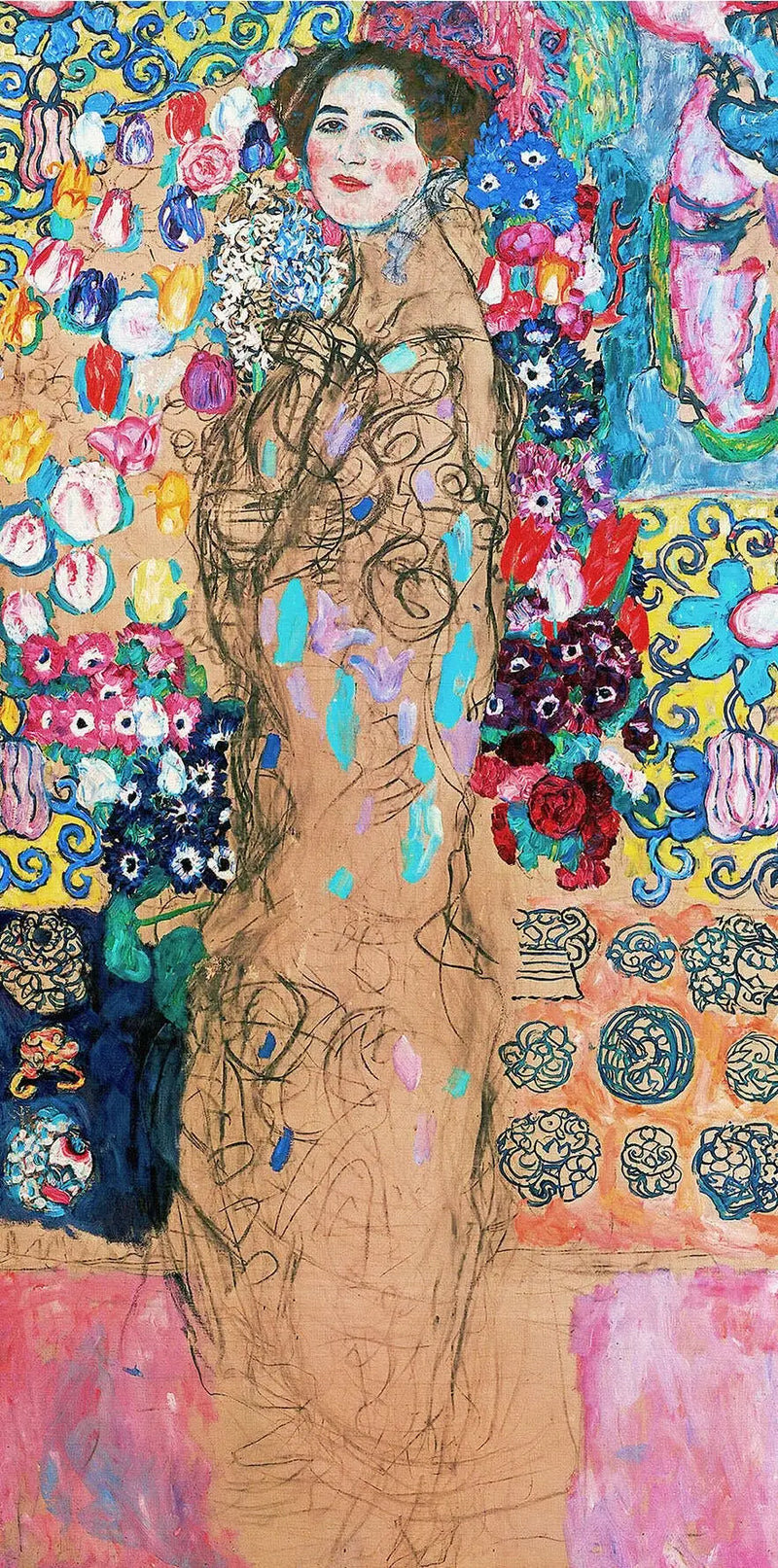 بورتريه غير مكتمل لماريا مونك - غوستاف كليمت