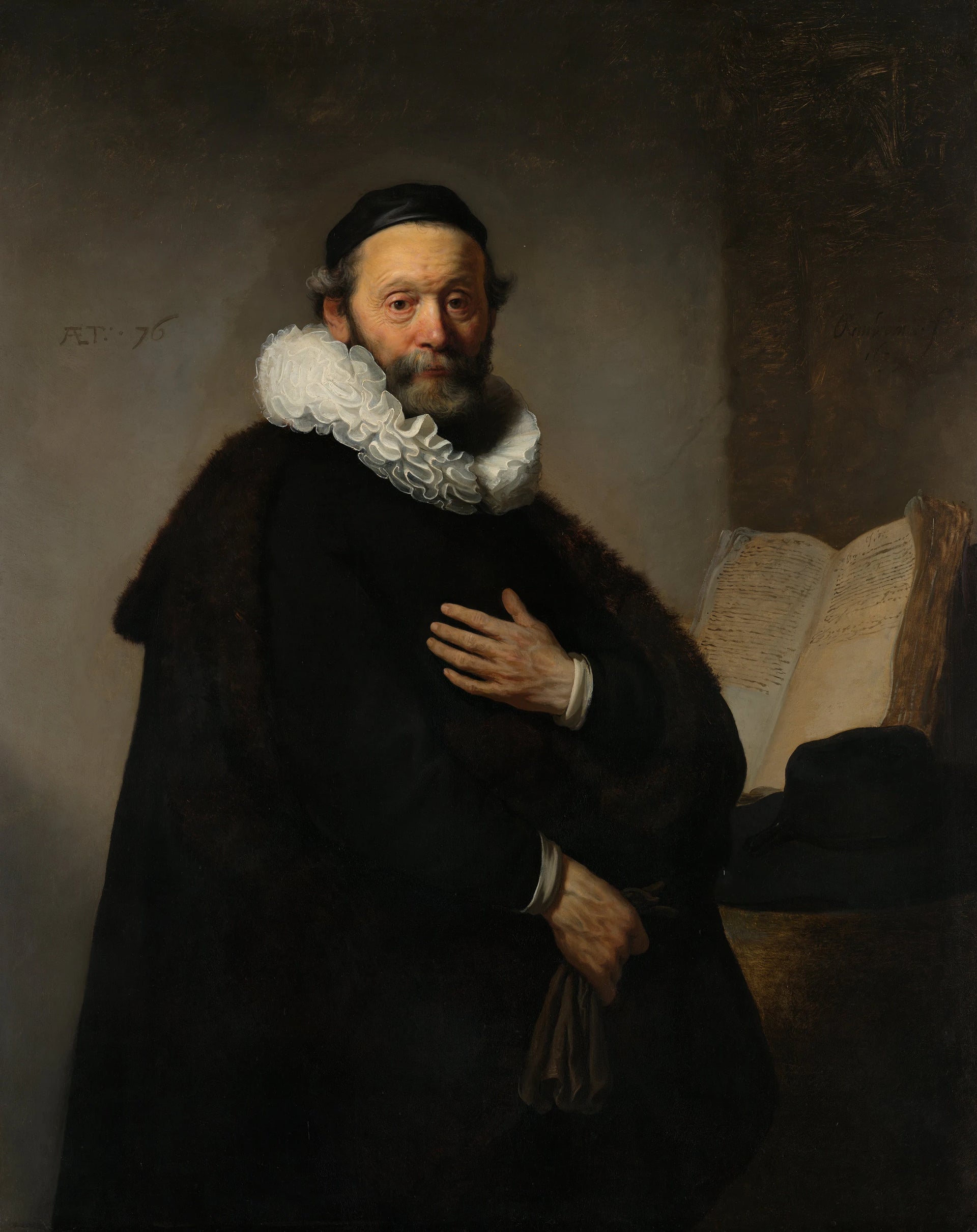 Portrait de Johannes Wtenbogaert - Rembrandt