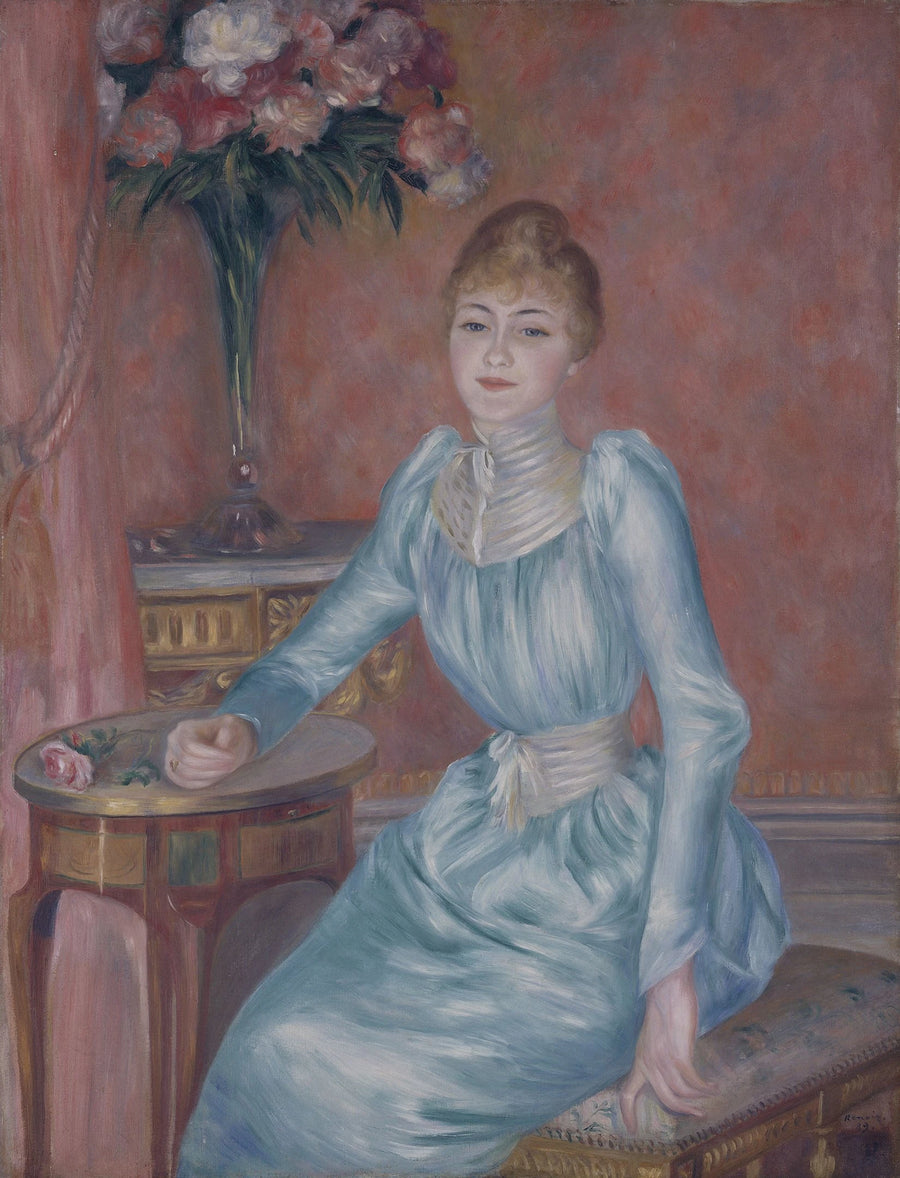 Portrait de Madame de Bonnières peint par Pierre-Auguste Renoir en 1889