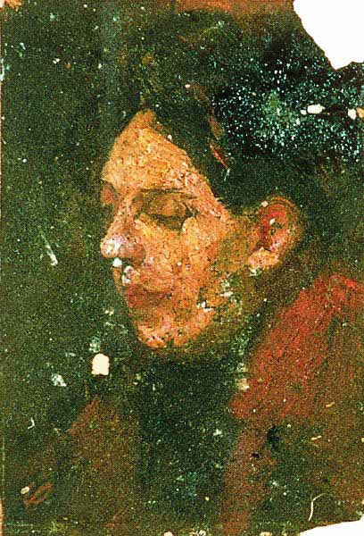 Portrait of Agnita Feis - Theo van Doesburg