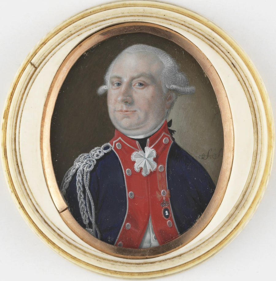 Portrait d'un officier, probablement R.T. van Kruissen - Simon Schaasberg