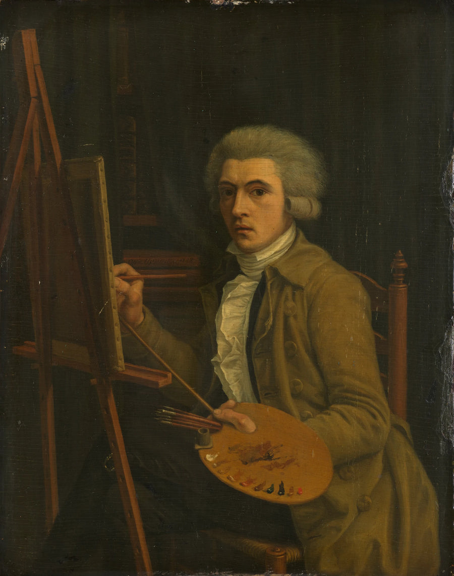 Portrait d'un peintre, probablement l'artiste lui-même - Willem Uppink