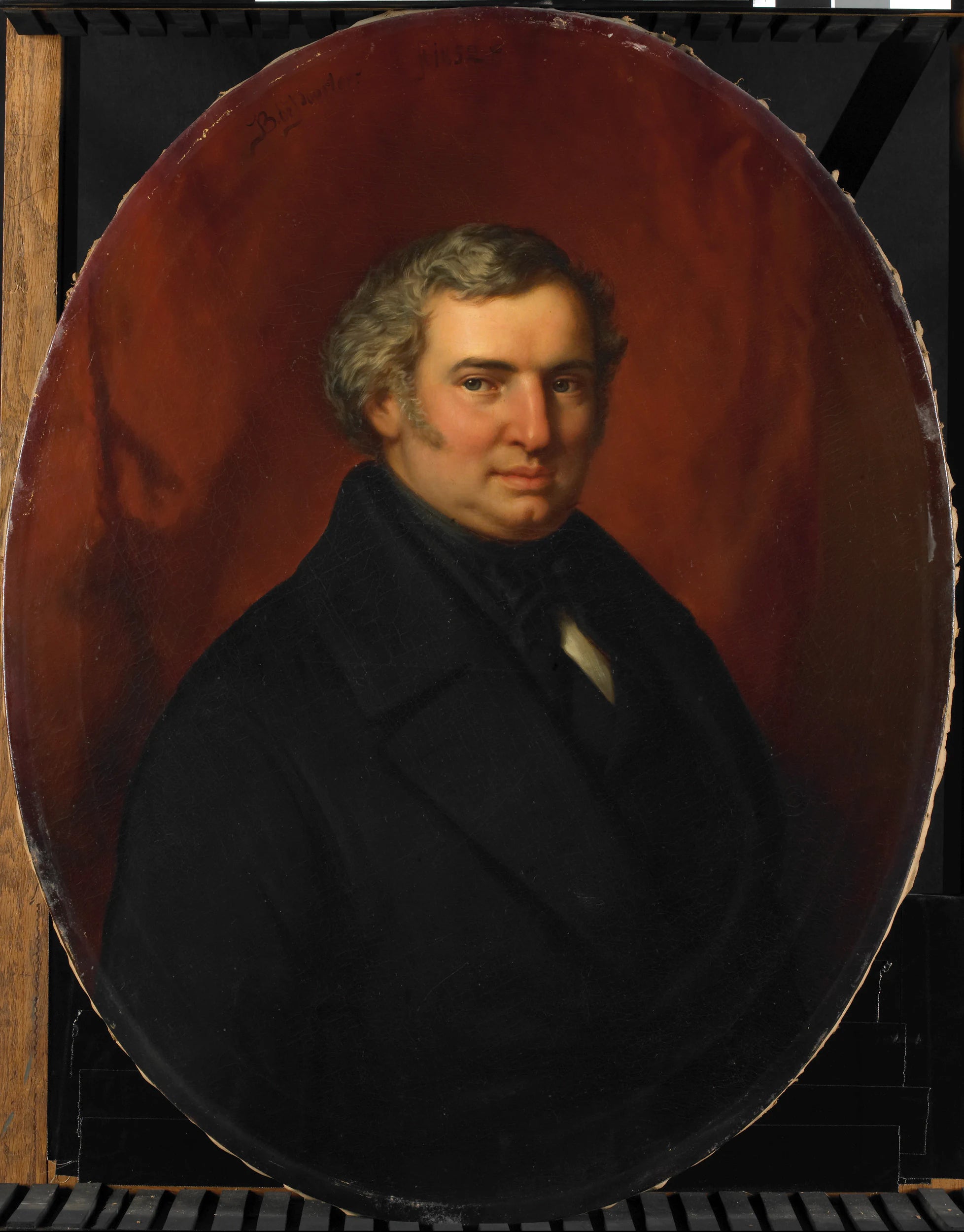 Portrait posthume de Hendrik André Cornelis Tierens (1794-1851). Officier municipal de Heusden - Bastiaan de Poorter