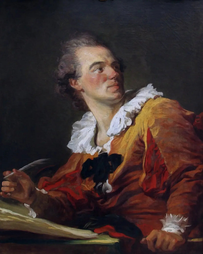 Portrait présumé de Louis-François Prault, dit autrefois : الإلهام - جان-هونورى فراجونارد