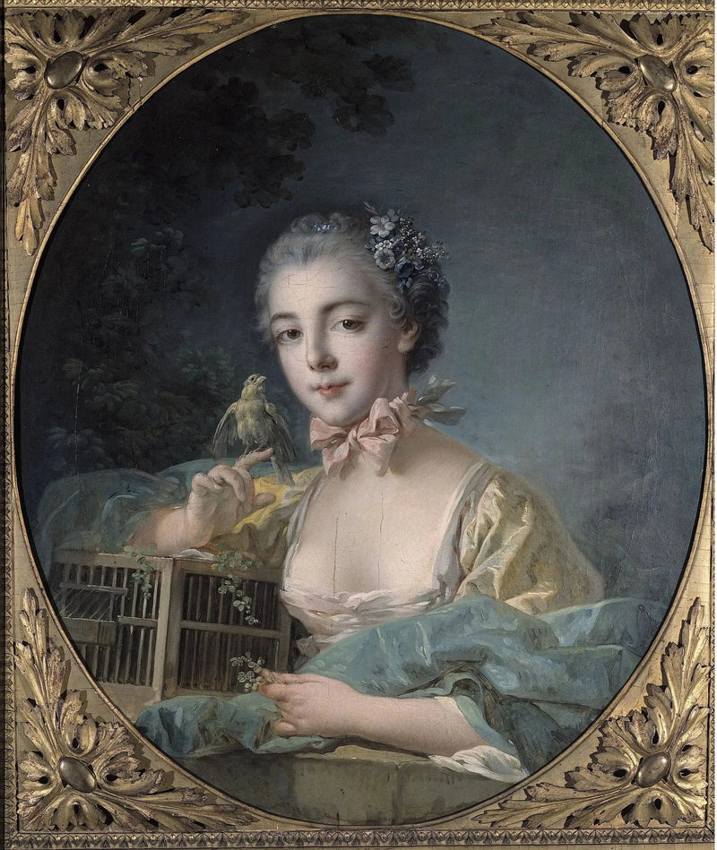 Portrait présumé de Marie-Émilie Baudouin, fille du peintre - فرانسوا بوشيه