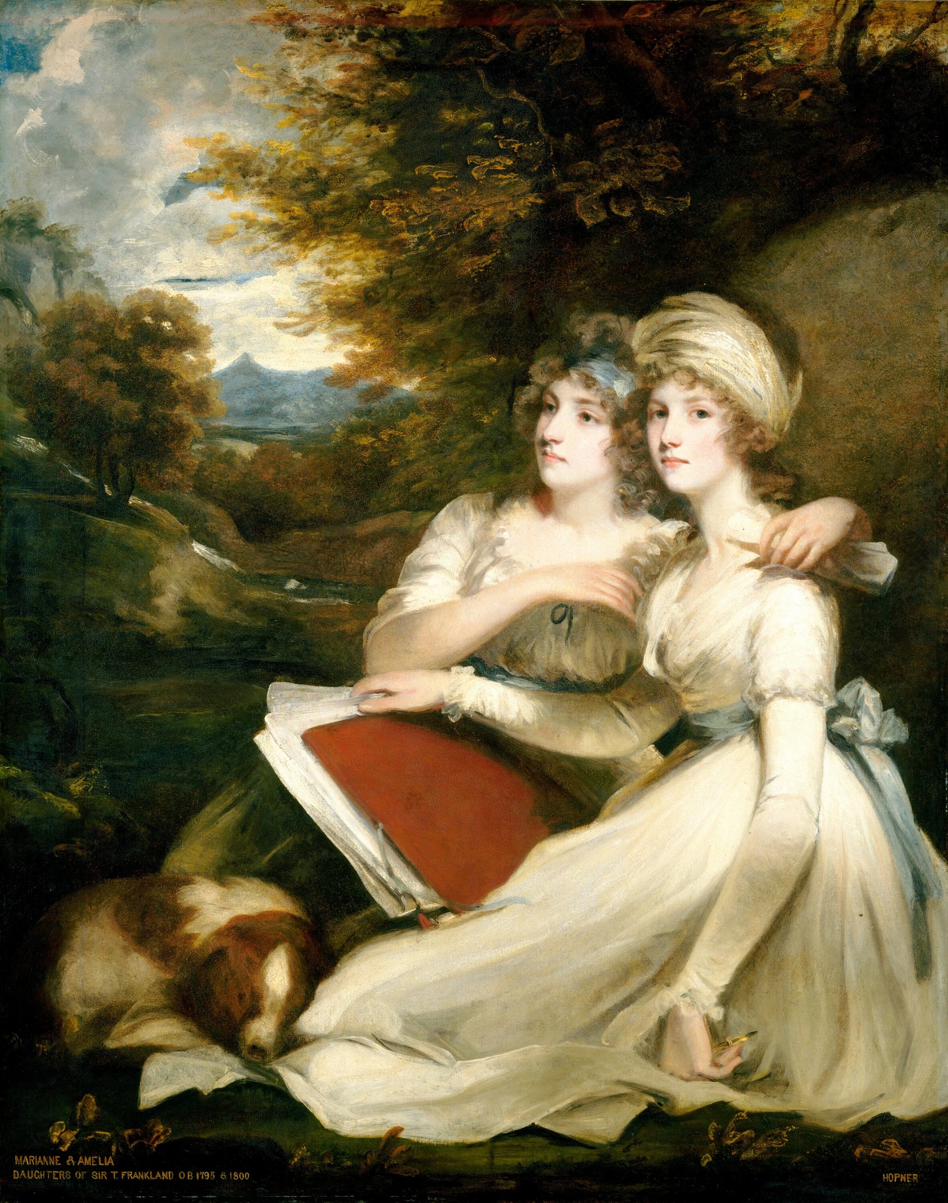 Portrait des sœurs Frankland - John Hoppner