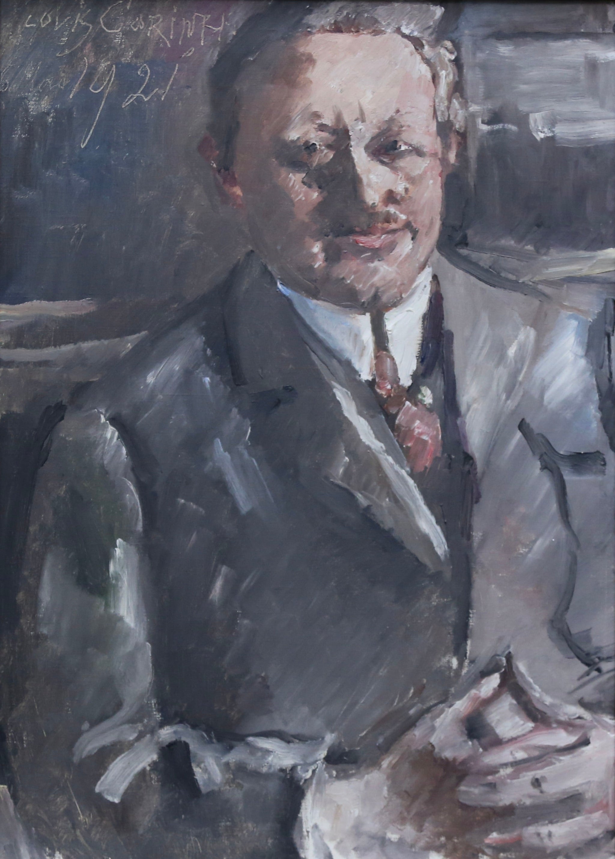 Porträt Dr. Alfred Ganz - Lovis Corinth image 1 reproduction de peinture à l’huile