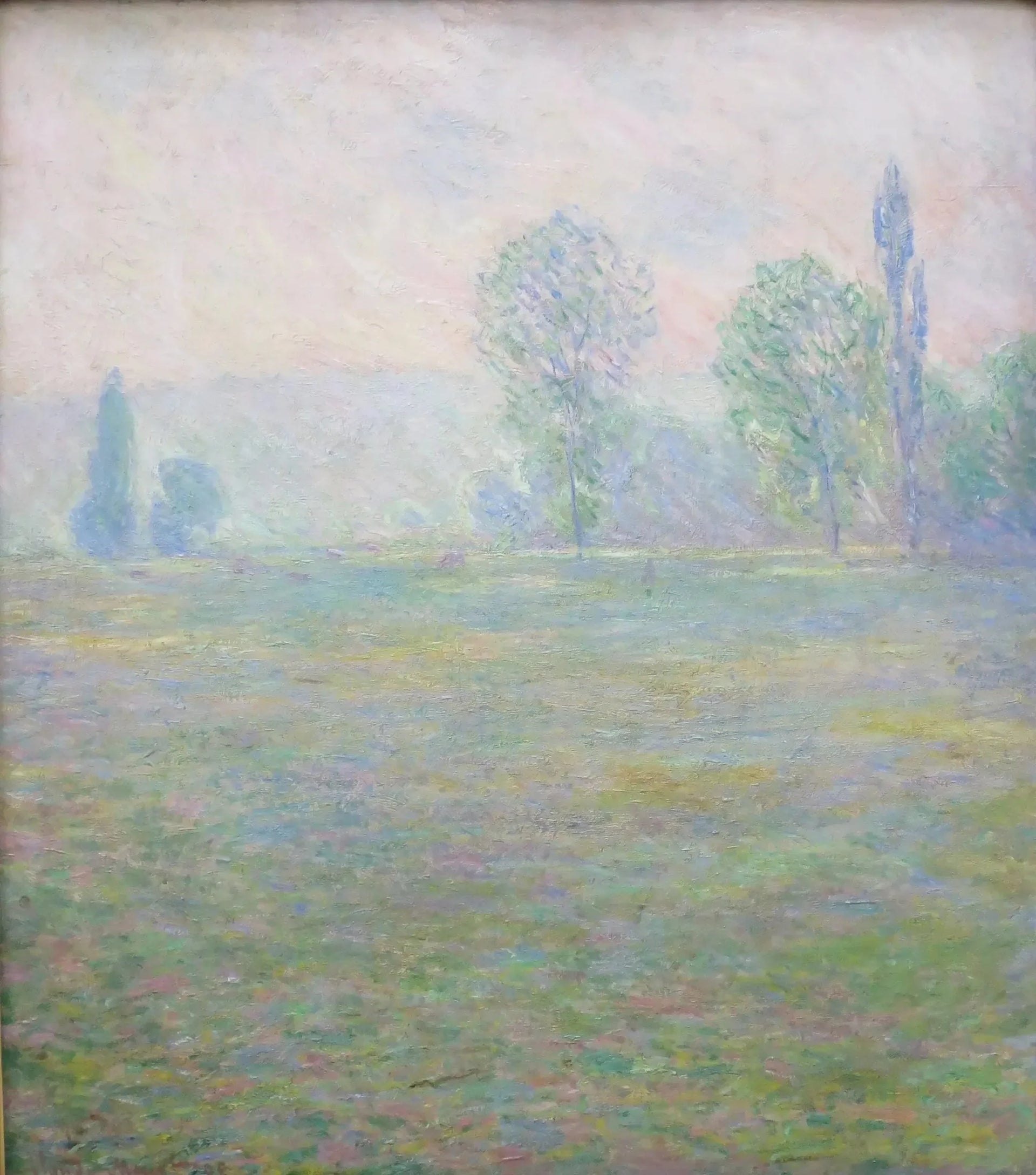 Prés à Giverny - Claude Monet image 1 reproduction d’œuvre d’art à l’huile