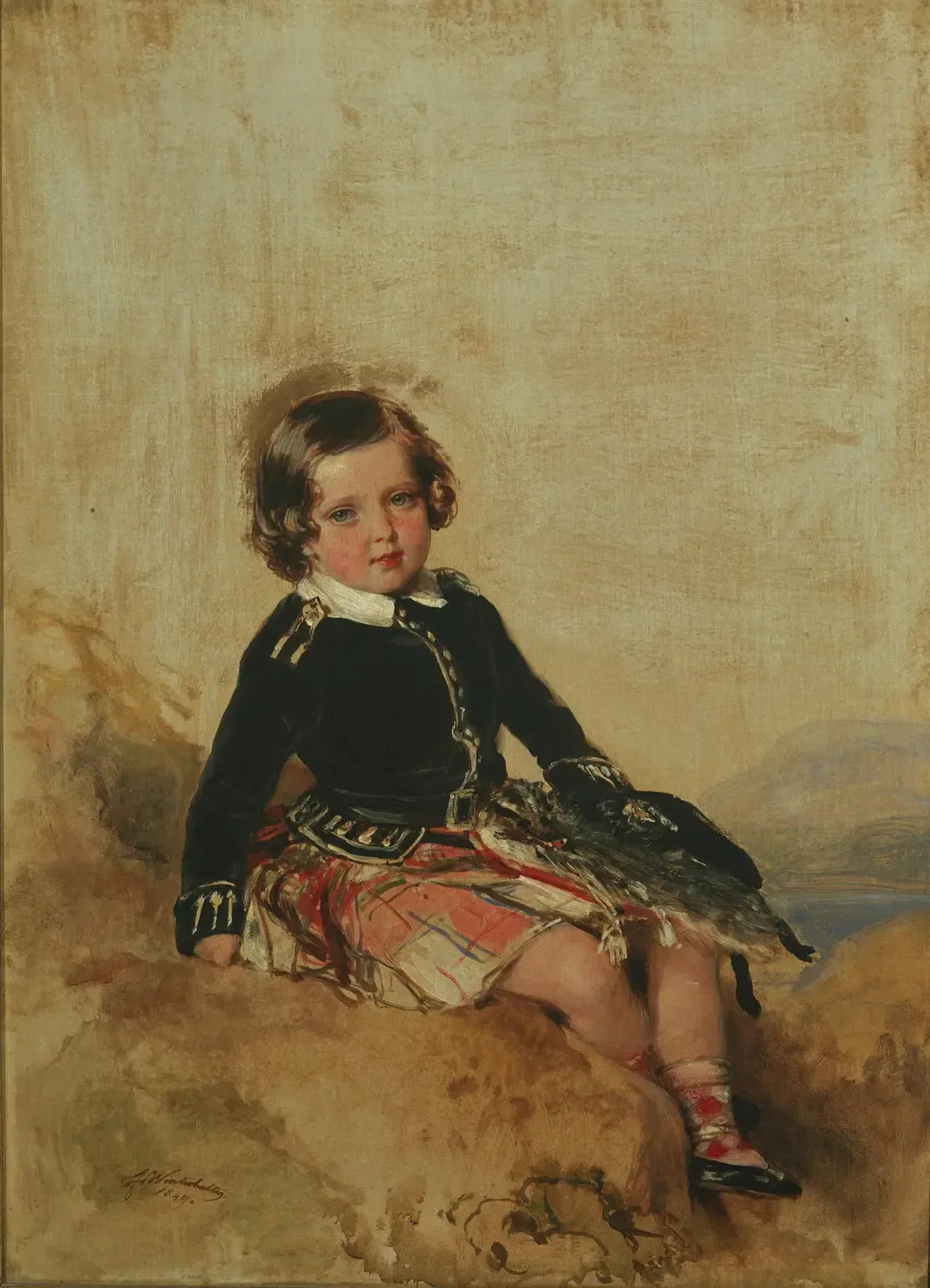 Princesse Hélène (1846-1923) - Franz Xaver Winterhalter image 1 tableau peint à l’huile sur toile