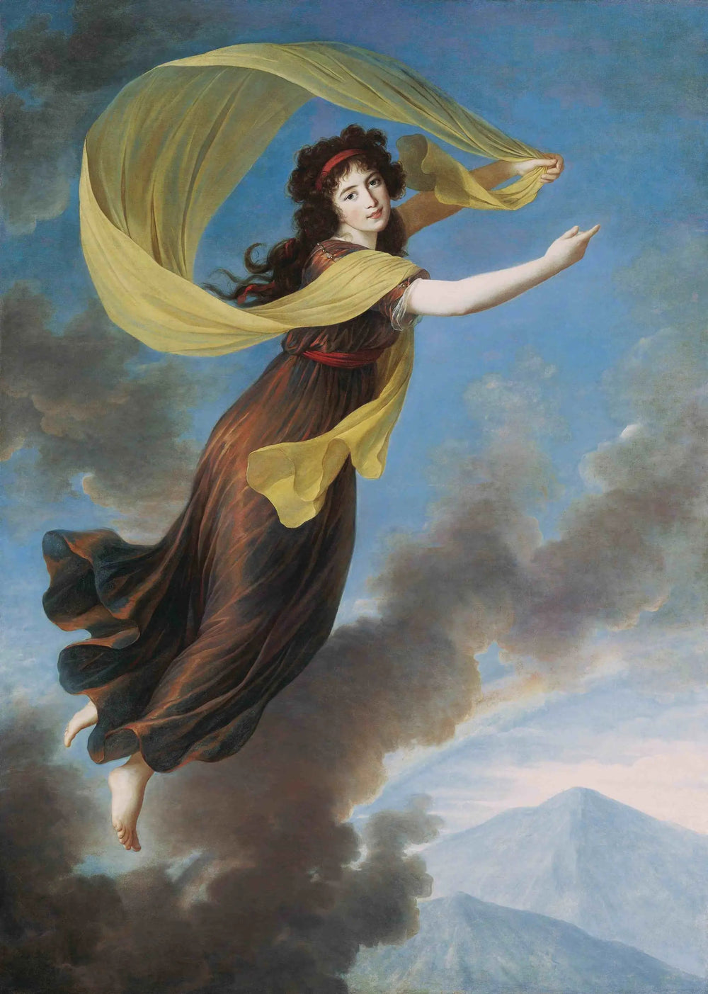 Princesse Karoline von Liechtenstein (1768-1831) née comtesse von Manderscheidt-Blankenheim dans le rôle d’Iris