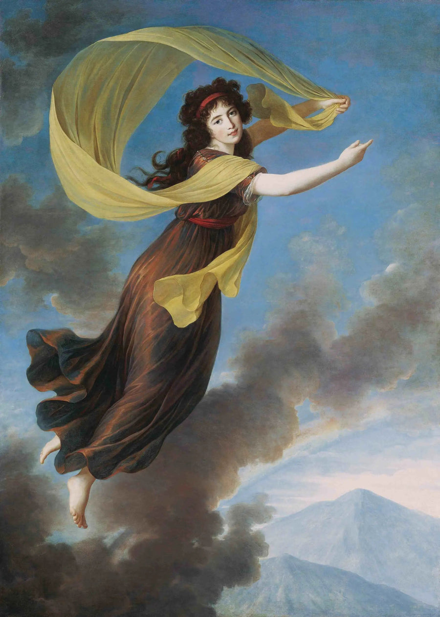 الأميرة كارولين فون ليختنشتاين (1768-1831)، المولودة كونتيسة فون ماندرشيدت-بلانكنهايم في دور إيريس - إليزابيث فيجيه لو برون