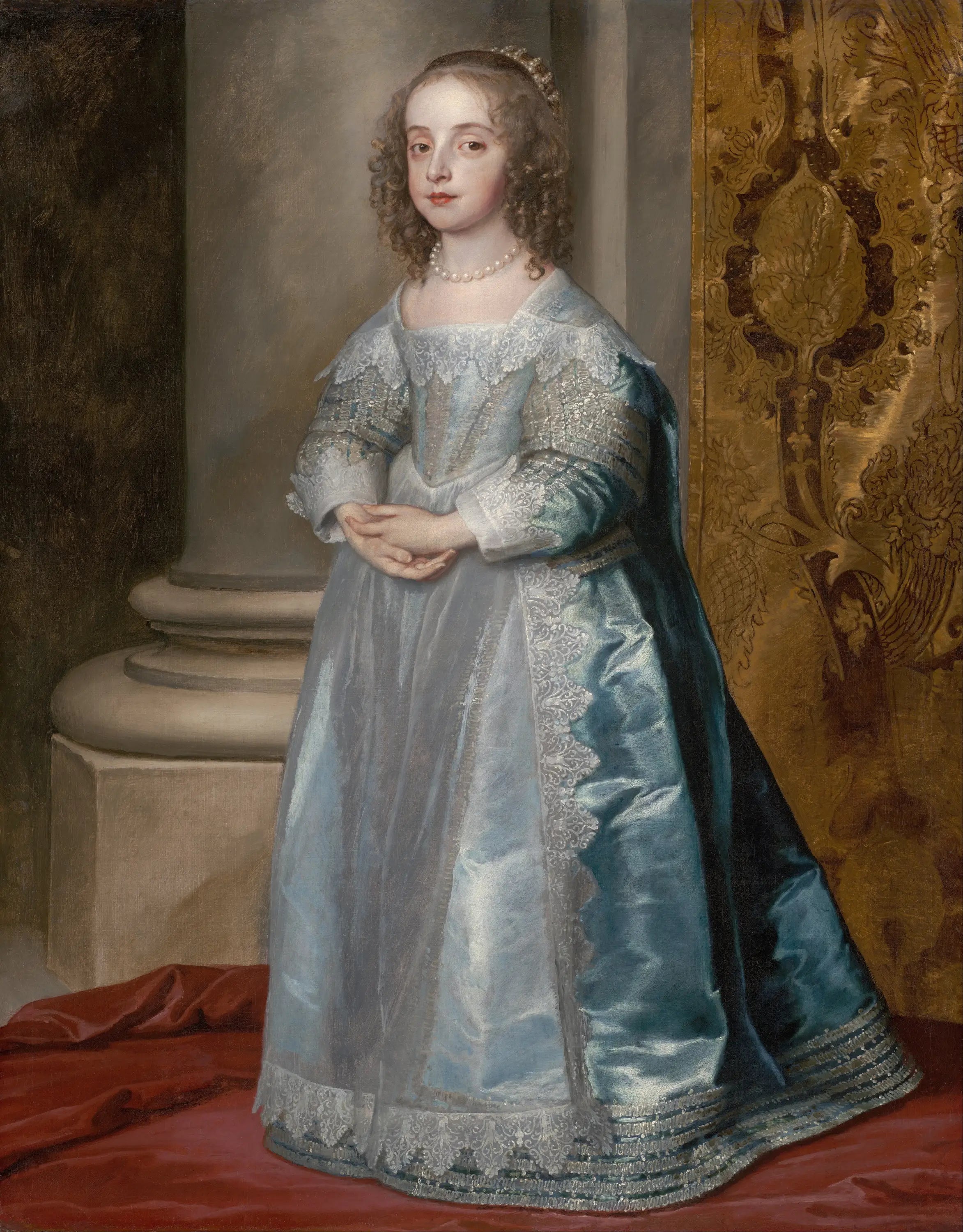 Princesse Mary, fille de Charles Ier - Antoine van Dyck image 1 reproduction réalisée par Alpha Reproduction