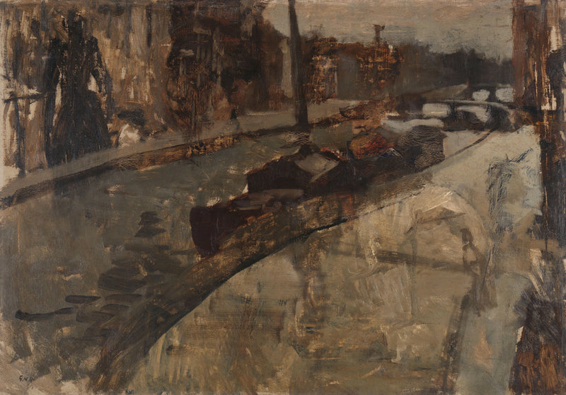 Le Prinsengracht au Lauriergracht, Amsterdam - George Hendrik Breitner