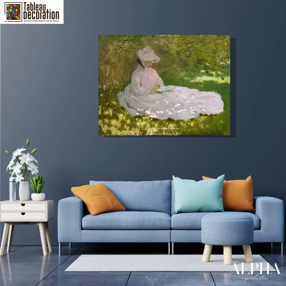 Printemps - Claude Monet - Reproductions de tableaux et peintures haut de gamme