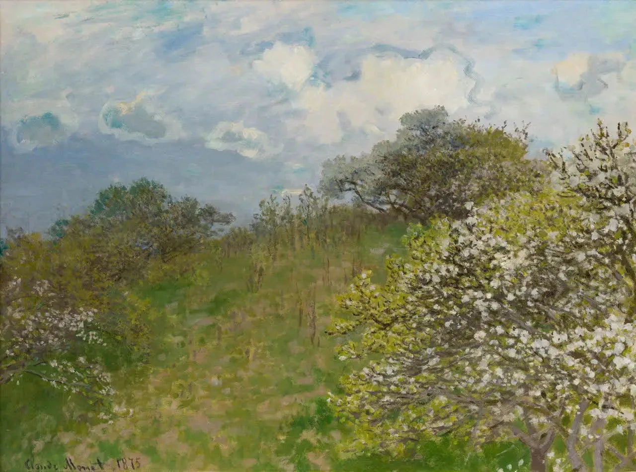 Le Printemps W273 par Claude Monet, 1875, Johannesburg Art Gallery