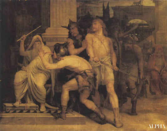 Prise de Rome par les Gaulois - Paul Jamin Reproductions de tableaux à la peinture à l’huile