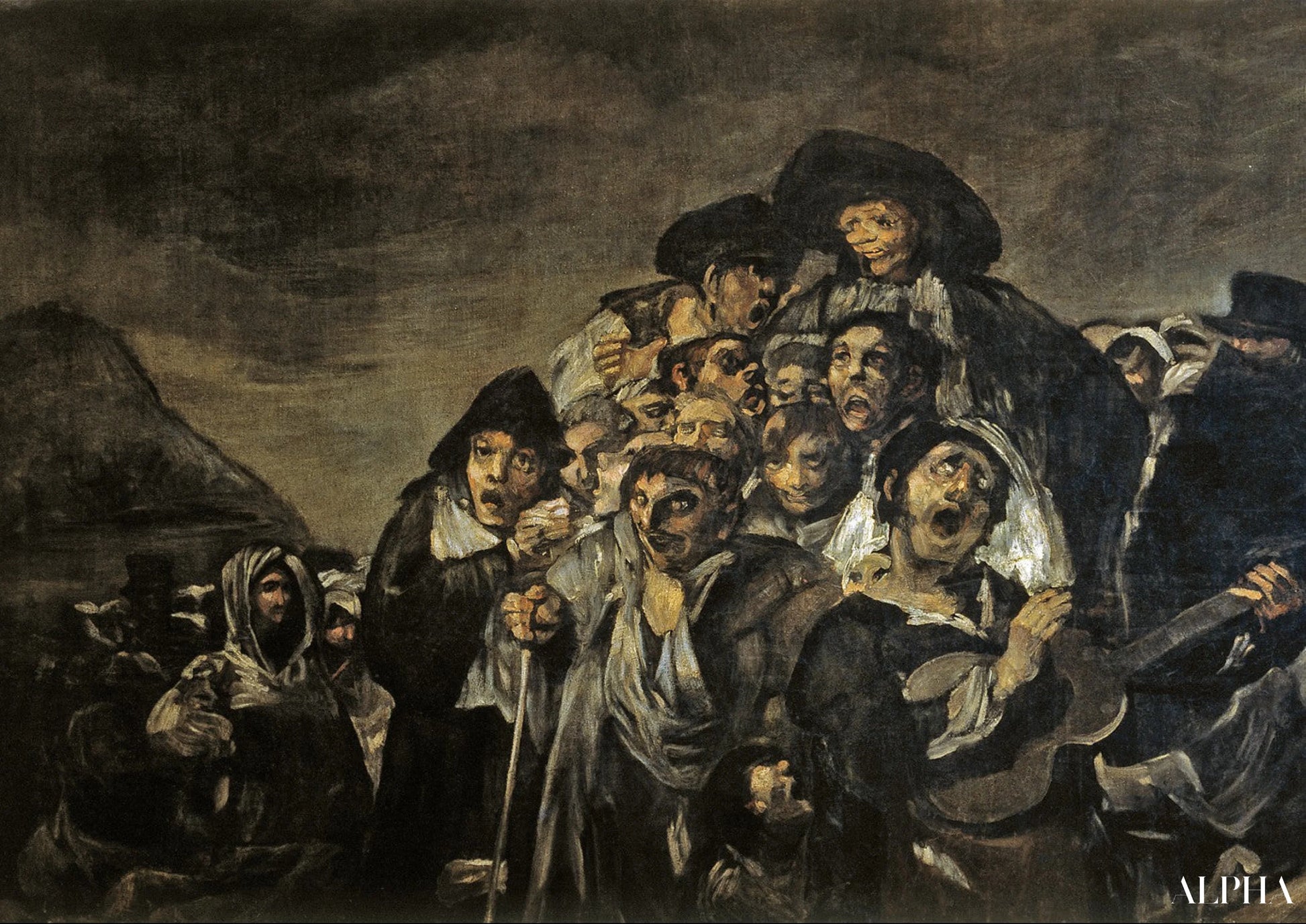 Procession à l'ermitage saint Isidore - Francisco de Goya - Reproductions de tableaux et peintures haut de gamme