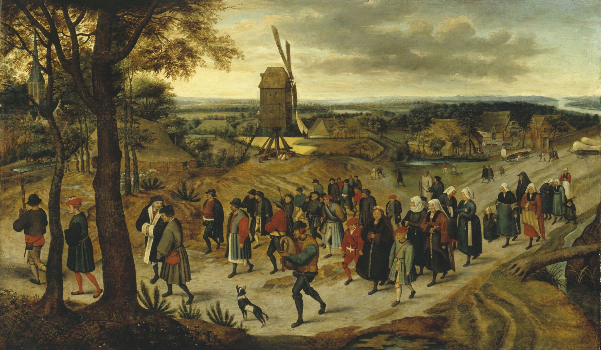 La Procession de noces - Pieter Brueghel le Jeune, 1623, Petit Palais