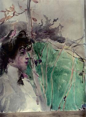 Profil féminin - Giovanni Boldini - Alpha Reproduction