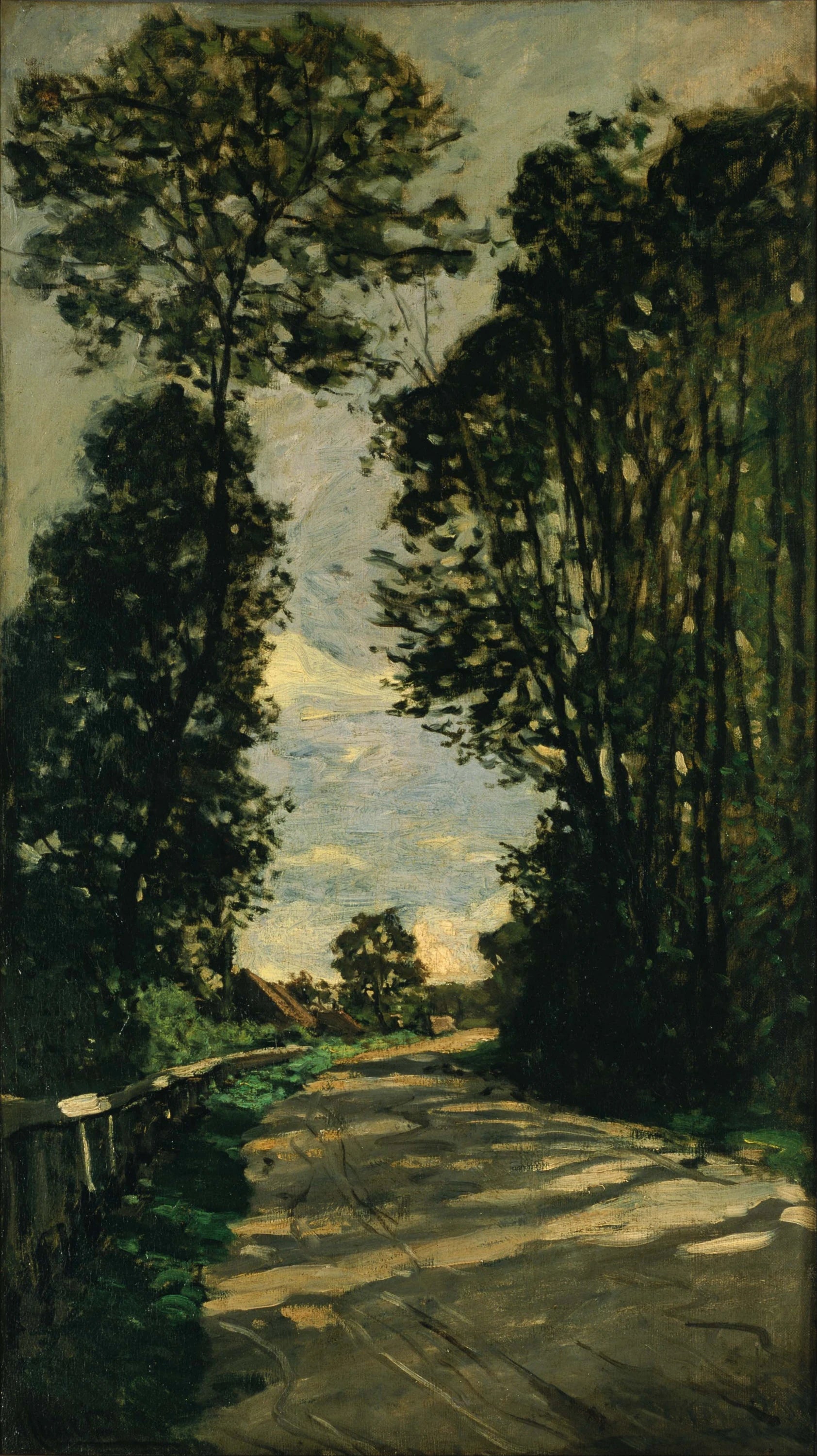 Promenade, route de la ferme Saint-Siméon W29 par Claude Monet, 1864, National Museum of Western Art