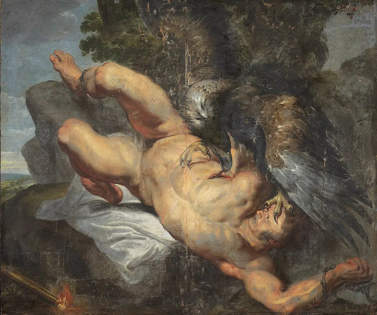 Prométhée enchaîné avec l’aigle - Peter Paul Rubens - Alpha Reproduction