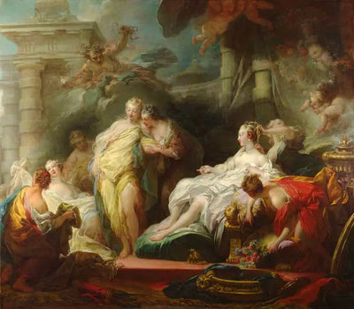 Psyché montrant à ses sœurs les présents de l’amour - Jean-Honoré Fragonard - Alpha Reproduction
