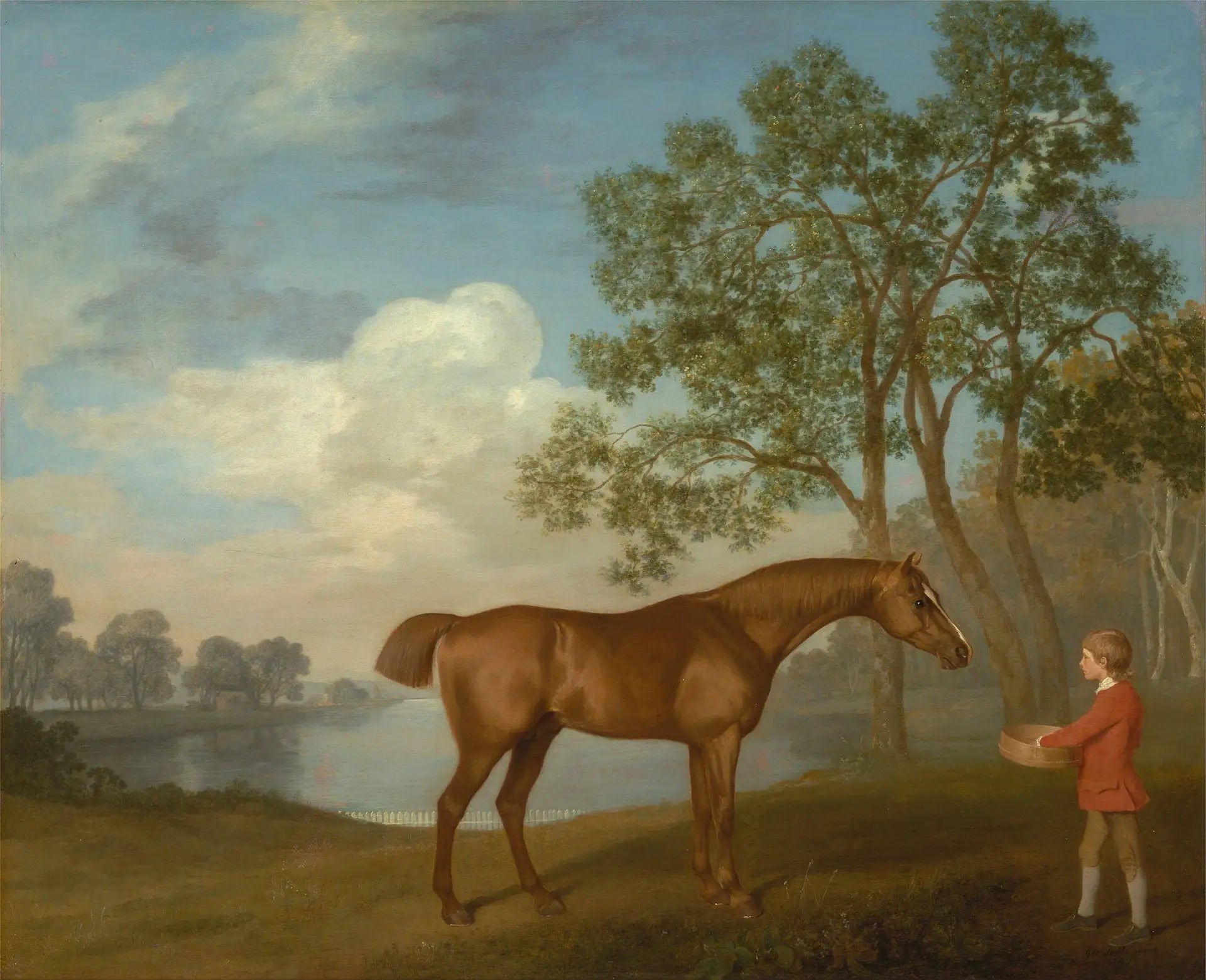 Pumpkin avec un garçon d’écurie - George Stubbs - Alpha Reproduction