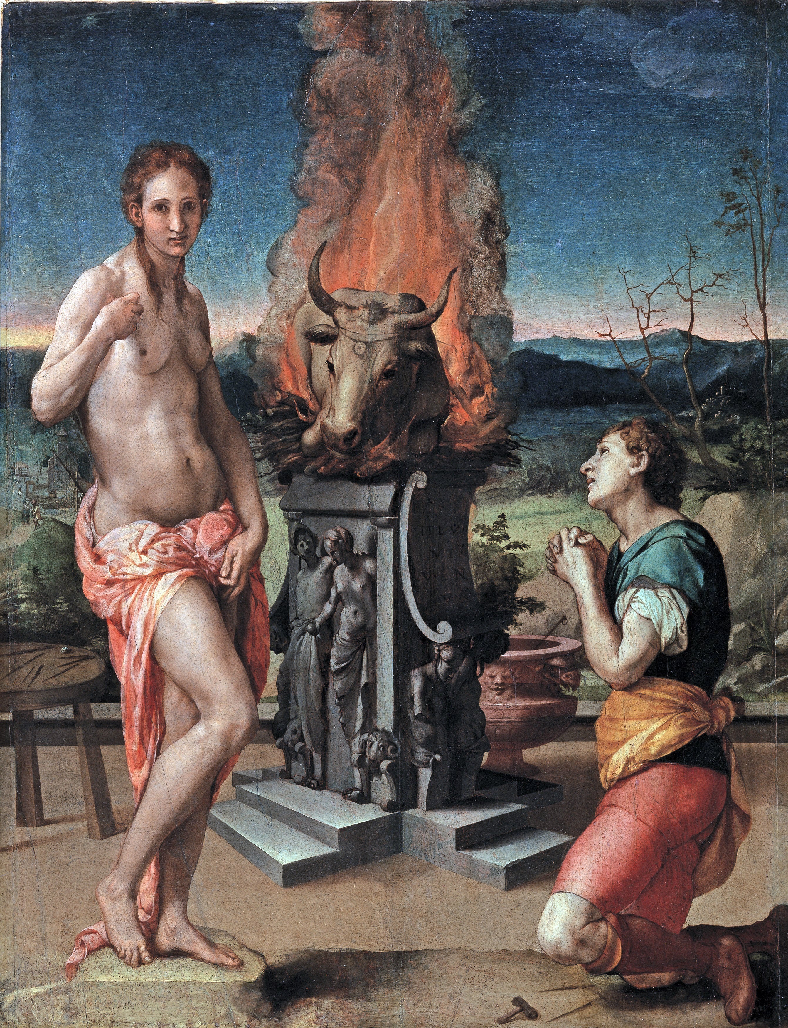Pygmalion et Galatée - Bronzino - Alpha Reproduction