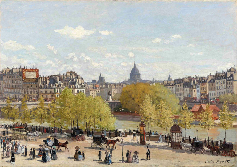 Quai du Louvre W83 - كلود مونيه
