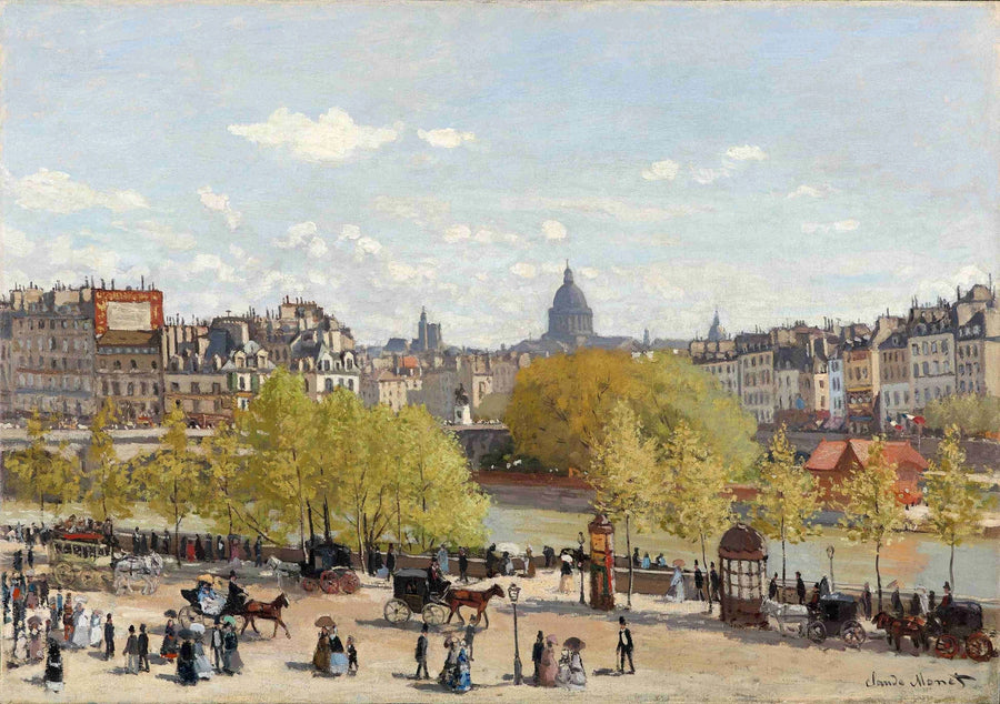 Quai du Louvre W83 - كلود مونيه