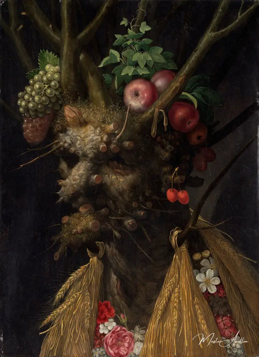 Quatre saisons dans une seule tête - Arcimboldo - Reproductions de tableaux et peintures haut de gamme