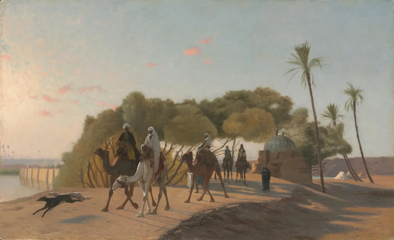 مغادرة الواحة - جان ليون جيروم