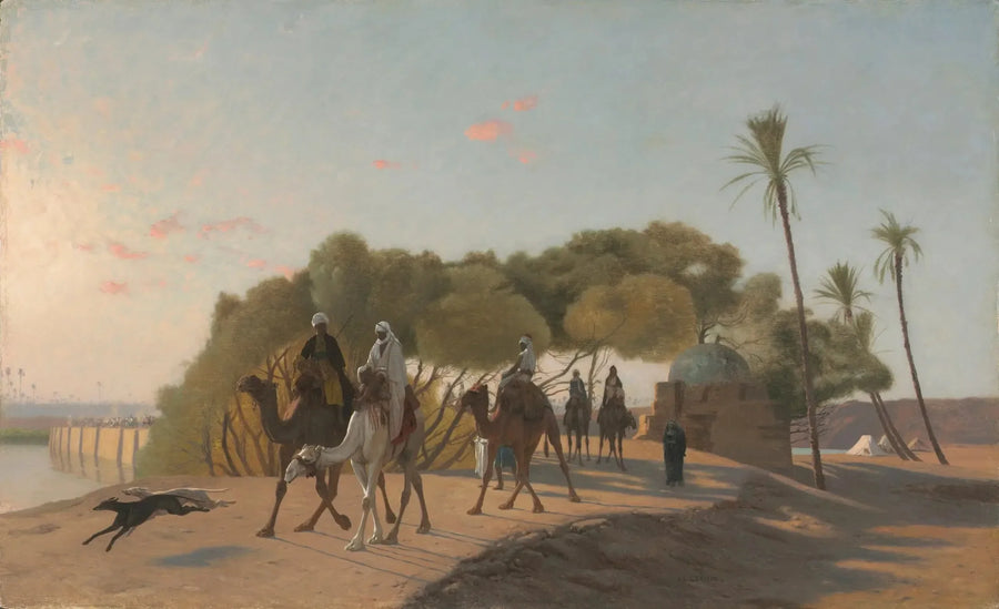مغادرة الواحة - جان ليون جيروم