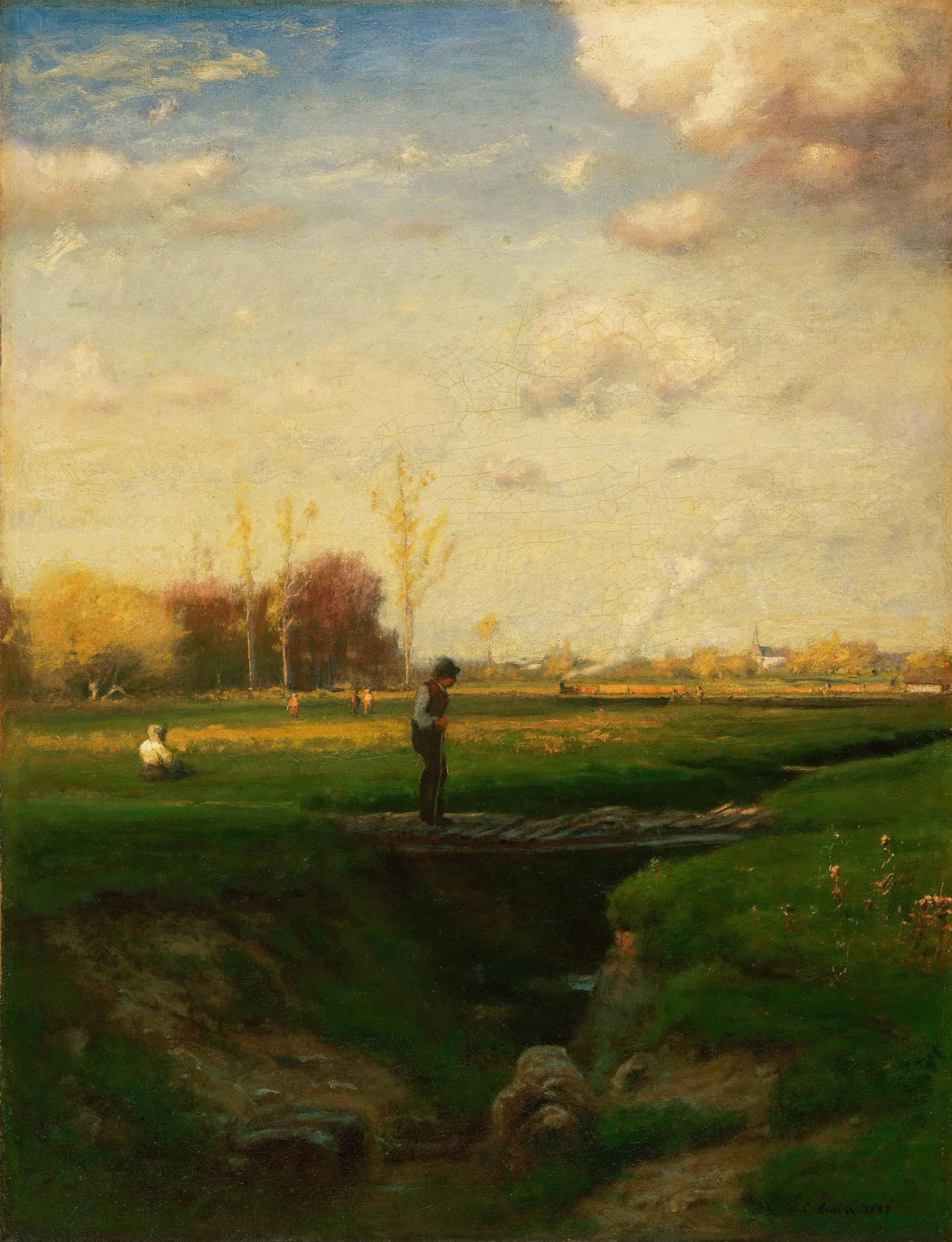 Raccourci gare de Watchung New Jersey - George Inness - Alpha Reproduction