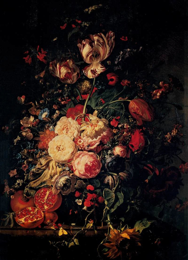 Nature morte aux fleurs — WGA 20555 - Rachel Ruysch