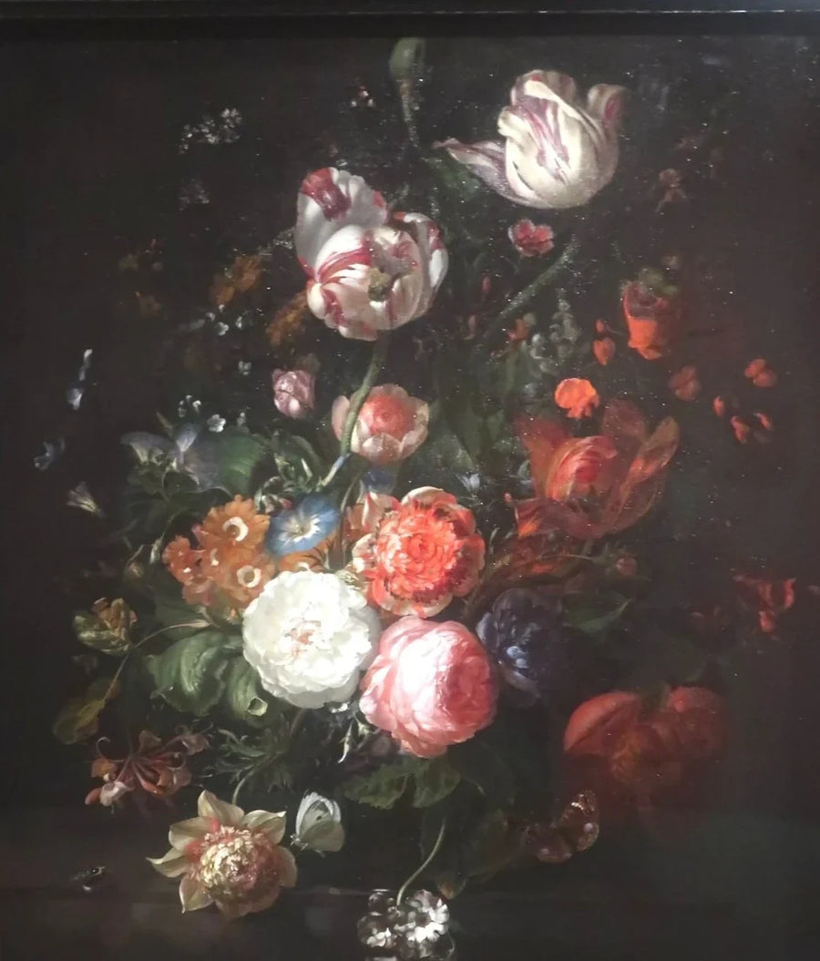 Fleurs, papillons et insectes, 1717 - Rachel Ruysch