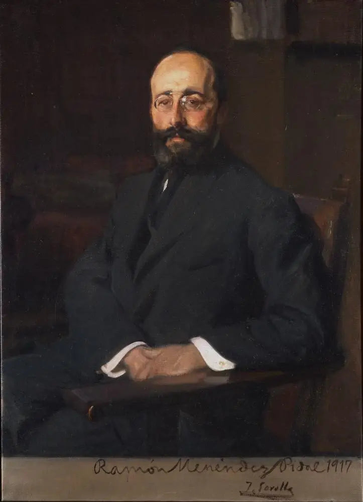 Reproduction du tableau « Ramón Menéndez Pidal - Joaquín Sorolla » par Alpha Reproduction en peinture à l’huile