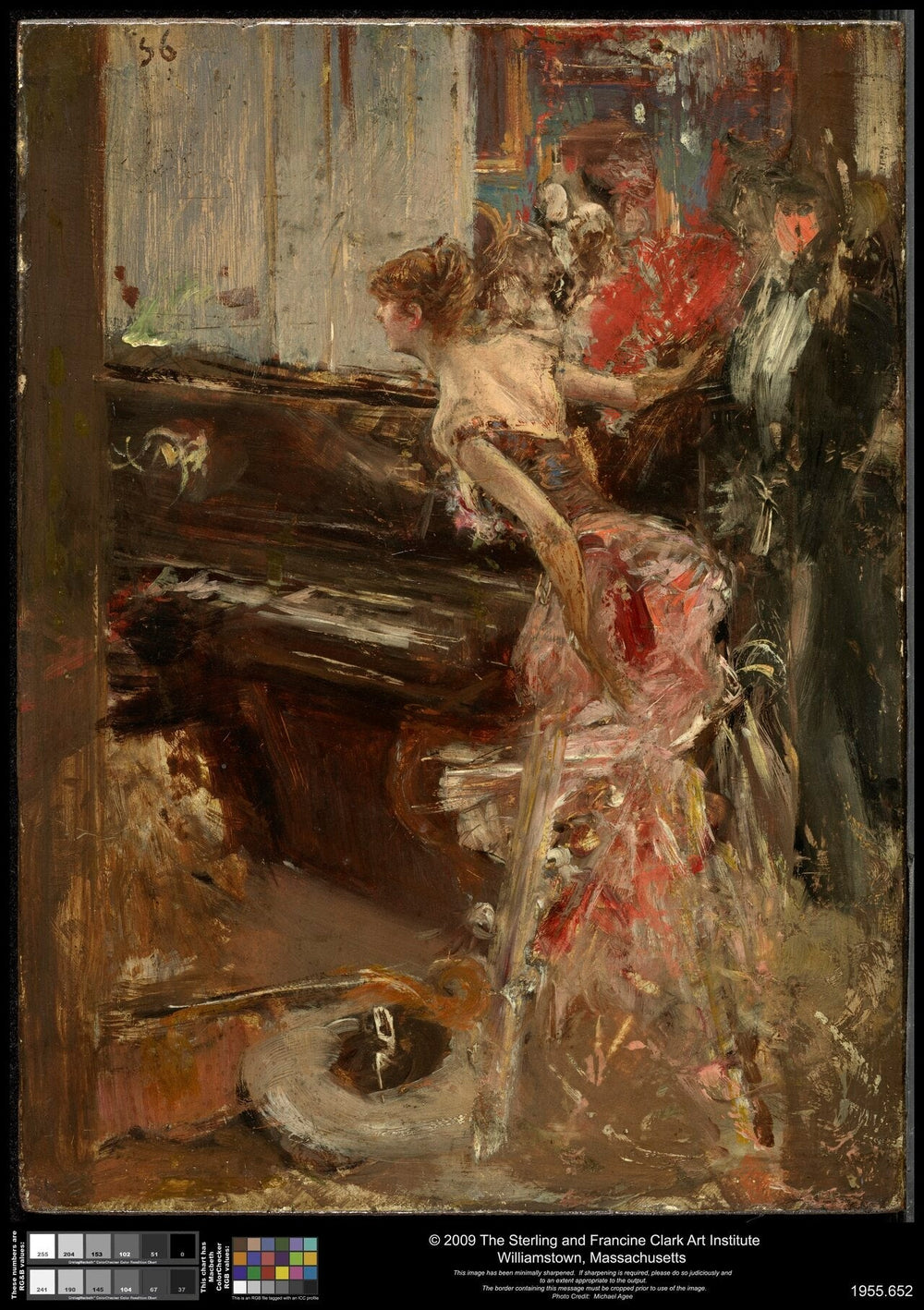 Récital - Giovanni Boldini image 1 reproduction artisanale de tableau