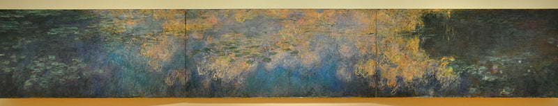 انعكاسات السحابة، لوحة ثلاثية MoMA W1972 -1974 - كلود مونيه
