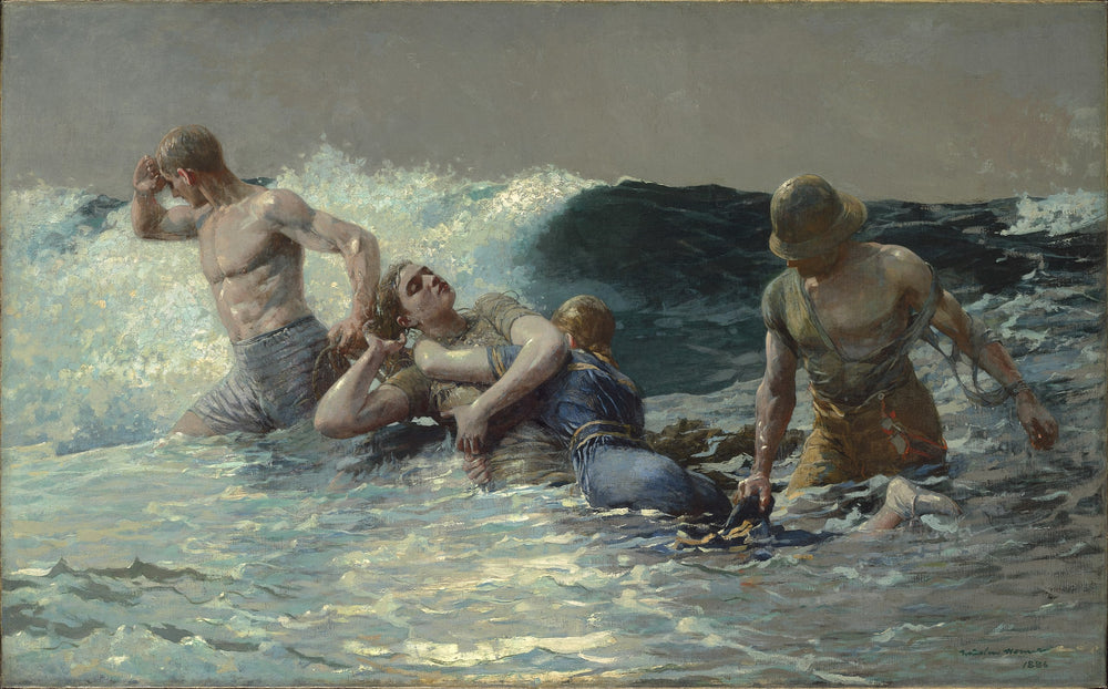 Reflux - Winslow Homer image 1 reproduction artisanale de tableau