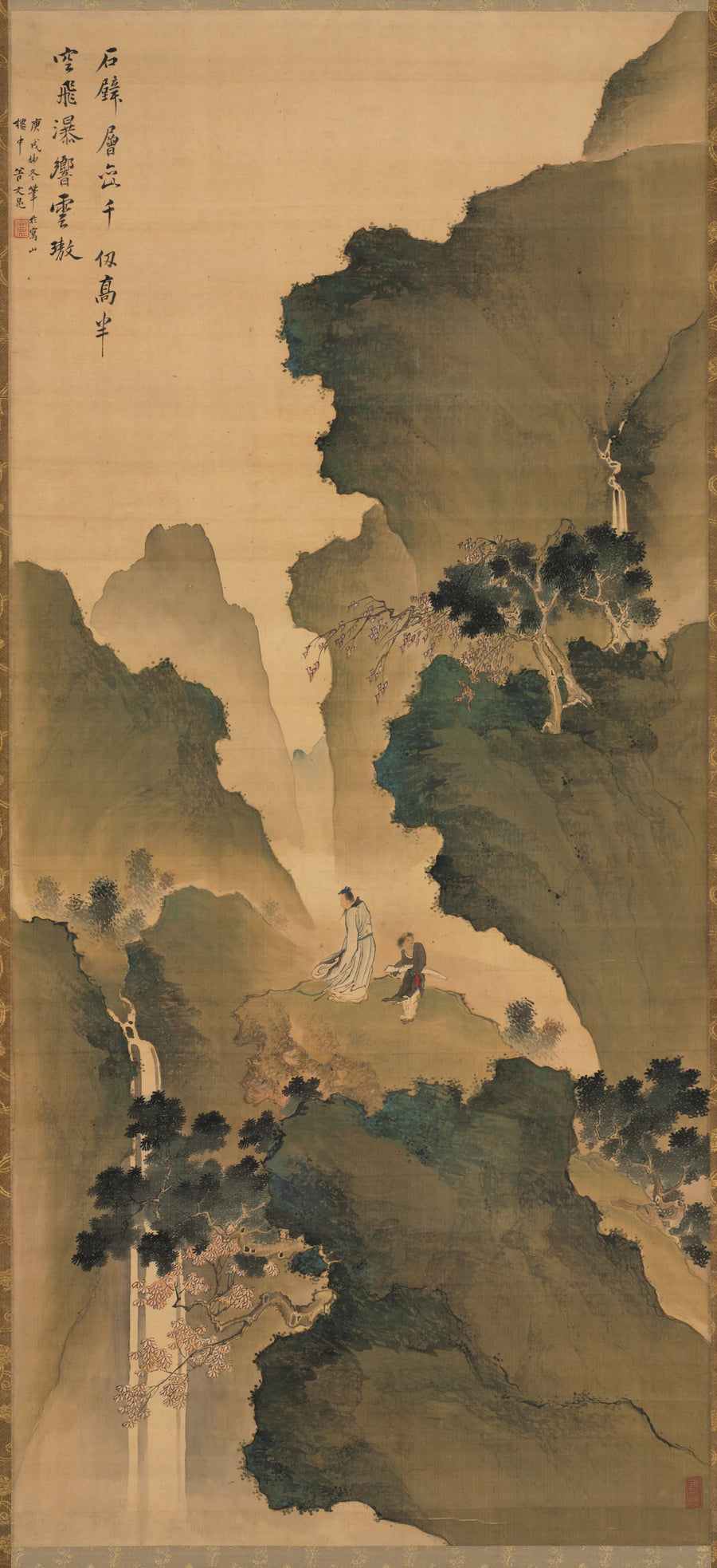 Regarder une cascade - Tani Bunchō