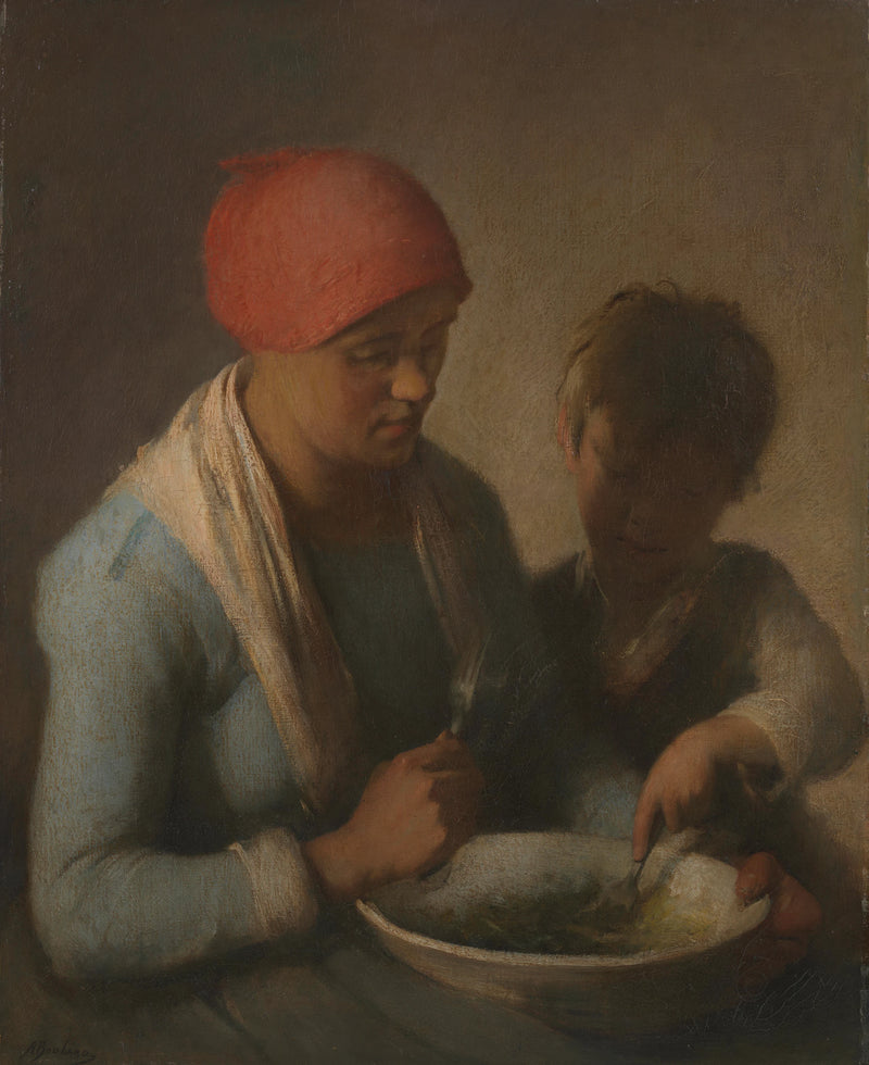 Le repas - Auguste Marie Boulard