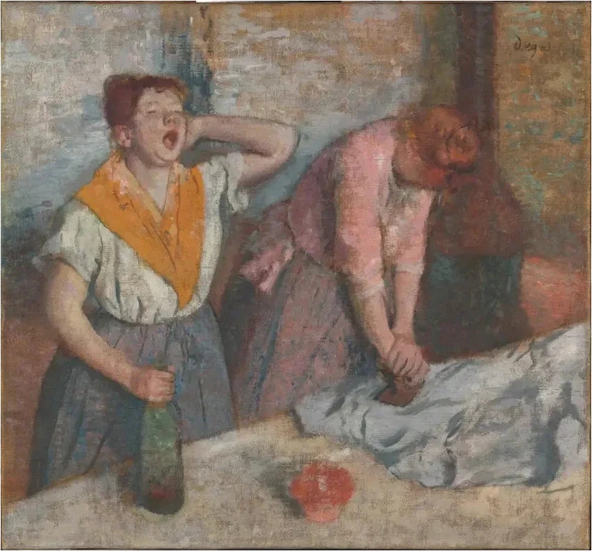 Repasseuses par Edgar Degas – reproduction peinture à l’huile sur toile