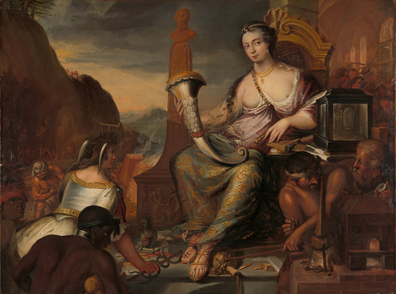 Représentation typique du système de pièces - Romeyn de Hooghe